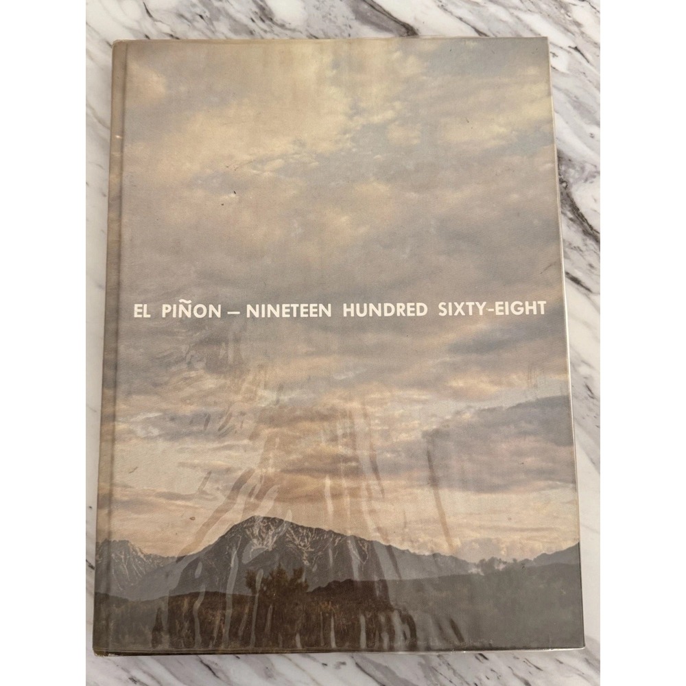 Vintage 1968 Bishop Union High School Yearbook - El Piñón - Bishop, CA